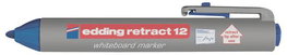 Marcador Pizarra Edding Retract 12 Conico Azul (Set de 10)