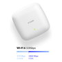 D-Link DAP-X3060 Nuclias Connect Punto de Acceso WiFi 6 AX3000, MU-MIMO, 4 Antenas Internas, PoE, 2.4/5 GHz, hasta 3000 Mbps, Blanco