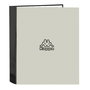 Carpeta de anillas Kappa Grey Negro Gris A4 27 x 33 x 6 cm