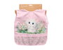 KioKids Babero Impermeable con Bolsillo Recogemigas para Bebé +4 Meses - Rosa