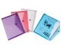 Liderpapel Carpeta dossier con broche en polipropileno DIN A4, 4 colores surtidos