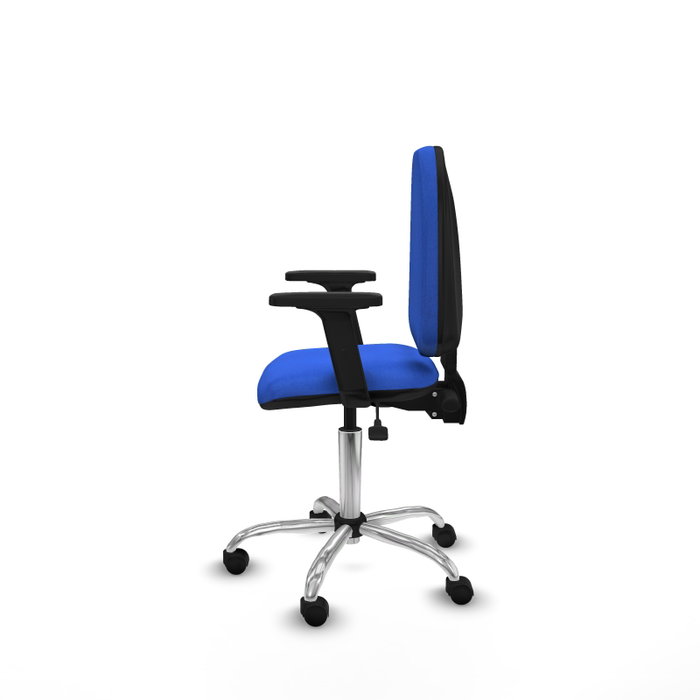 PIQUERAS Y CRESPO Silla de oficina Aýna Azul con mecanismo Asincro