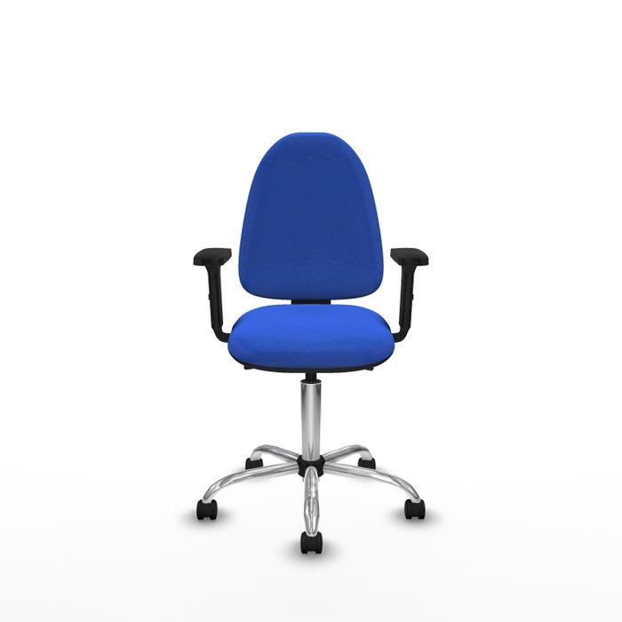 PIQUERAS Y CRESPO Silla de oficina Aýna Azul con mecanismo Asincro