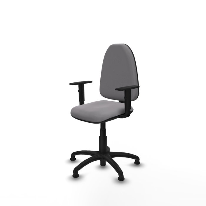 PIQUERAS Y CRESPO Silla de oficina Aýna Gris con brazos 1D