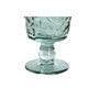 DKD Home Decor Set de 6 Copas de Cristal con Relieve Turquesa de 345 ml