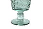 DKD Home Decor Copa Mediterraneo Turquesa Cristal Set de 6 piezas 7.5 x 15 x 9 cm 345ml