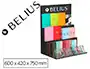 Belius Expositor Bolígrafo Negro 36 Piezas 3 Niveles MDF 600x420x750 mm