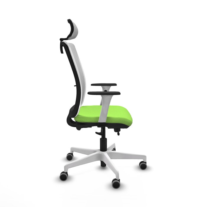 PIQUERAS Y CRESPO Silla de oficina Haches color Pistacho y Blanco PIQUERAS Y CRESPO Silla de oficina Haches color Pistacho y Blanco