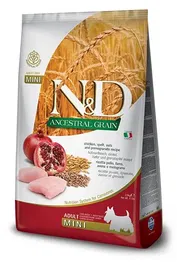 Farmina N&D Dog Ancestral Mini Pienso para Perros Adultos Sabor Pollo 2.5 kg