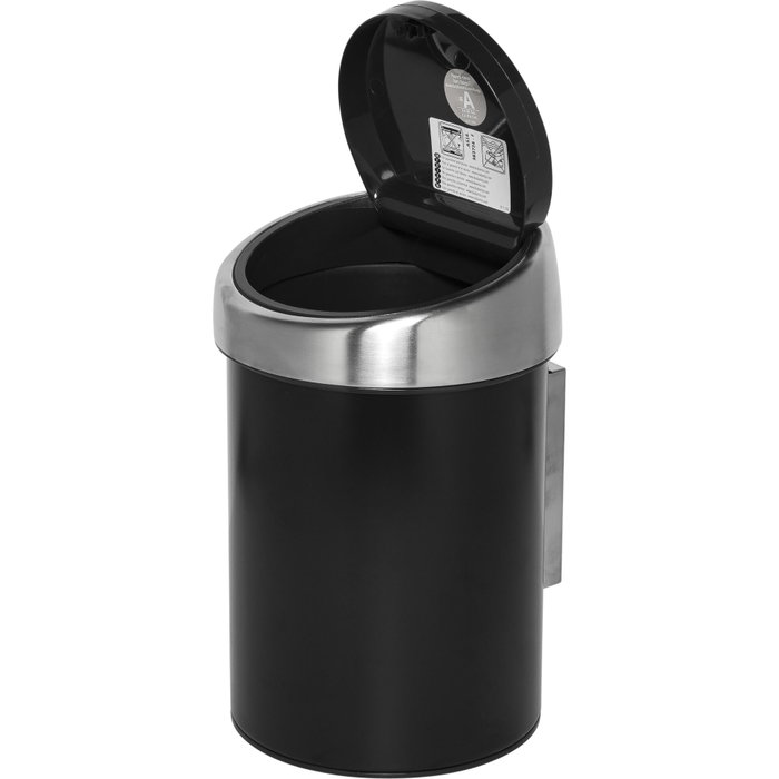 Brabantia Touch Bin 3 Litros Negro Mate