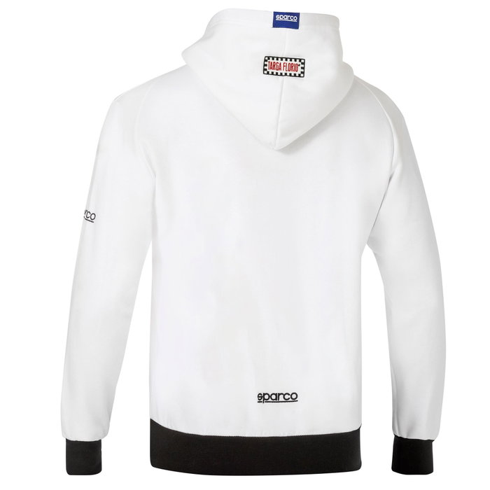Sparco Sudadera con Capucha Targa Florio Blanco L