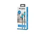 Lanberg Cable USB4 C a C Macho/Macho 1m - 240W, 8K@60Hz, 40Gbps, Conector Doble USB-C, Negro/Azul