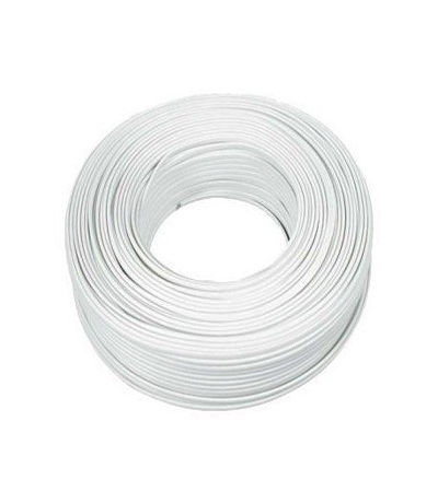 Cable eléctrico manguera plana 3x1,0 mm de 100m blanco Cable eléctrico manguera plana 3x1,0 mm de 100m blanco