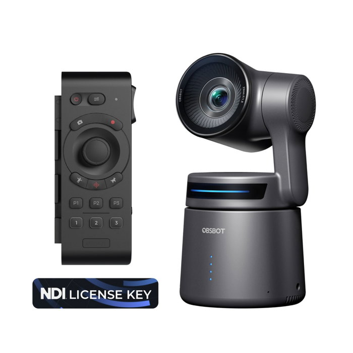 Obsbot Tail Air Remote Combo con NDI, Cámara de Conferencia 4K
