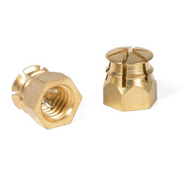 HERRAJES ALK Tuerca Expansible Laton M6-9 Para Taladro De 8Mm