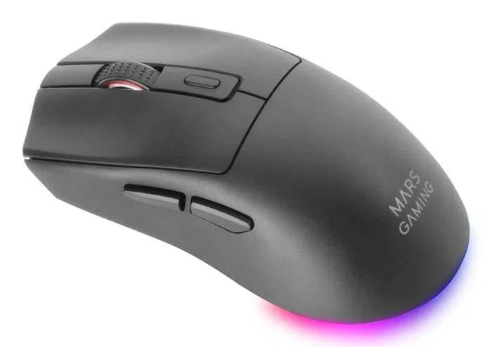 Mars Gaming MM-T3 Ratón Gaming Inalámbrico Tri-Mode, 14400 DPI, RGB Chroma, Base de Carga Magnética, Ultraligero 67g, Negro, para PC, PS5, Xbox, Switch