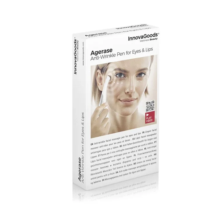 Lápiz Masajeador Antiarrugas para Ojos y Labios Agerase InnovaGoods Lápiz Masajeador Antiarrugas para Ojos y Labios Agerase InnovaGoods