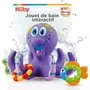Nuby Pulpo Interactivo Flotante con Anillos de Baño Juguete de Baño Morado NUB0048526062577