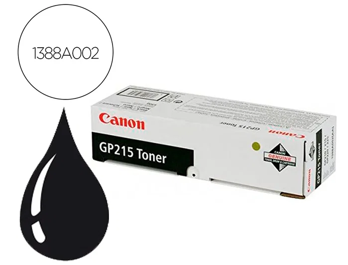 Canon Cartucho de Tóner GP215 Negro Canon Cartucho de Tóner GP215 Negro