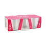 Quid Set de 6 Vasos Bajos Lina de Vidrio 25 cL