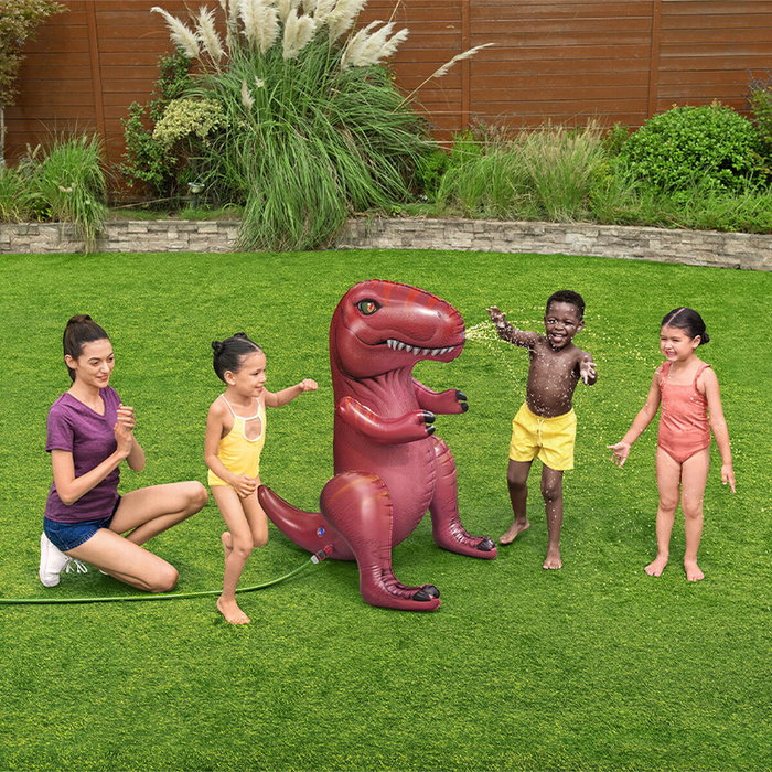 Bestway Aspersor Hinchable Dinosaurio Rojo 99x76x122 cm