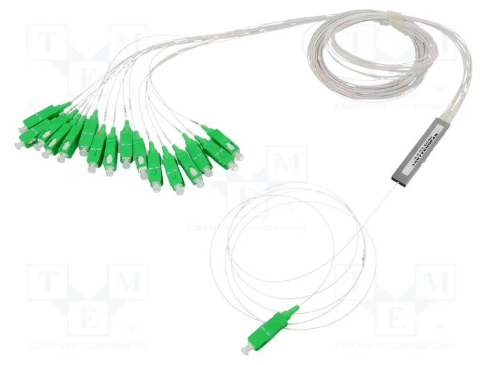 QOLTEC Divisor de Fibra SC/APC a SC/APC x16, 1,5m QOLTEC Divisor de Fibra SC/APC a SC/APC x16, 1,5m