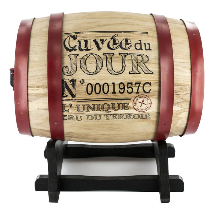 Totally Addict Dispensador de Vino en Forma de Barril INDUSTRIEL