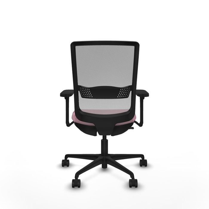 PIQUERAS Y CRESPO Silla de oficina Haches Rosa y Gris con mecanismo Sincro/Traslack PIQUERAS Y CRESPO Silla de oficina Haches Rosa y Gris con mecanismo Sincro/Traslack