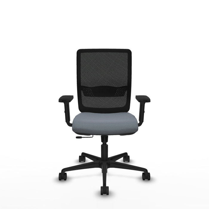 PIQUERAS Y CRESPO Silla de oficina Haches con mecanismo Sincro/Traslack, Gris y Negro PIQUERAS Y CRESPO Silla de oficina Haches con mecanismo Sincro/Traslack, Gris y Negro