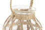 DKD Home Decor Portavela Boho Natural 16 x 12 x 16 cm (12 Unidades)