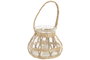 DKD Home Decor Portavela Boho Natural 16 x 12 x 16 cm (12 Unidades)