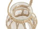 DKD Home Decor Portavela Boho Natural 16 x 12 x 16 cm (12 Unidades)