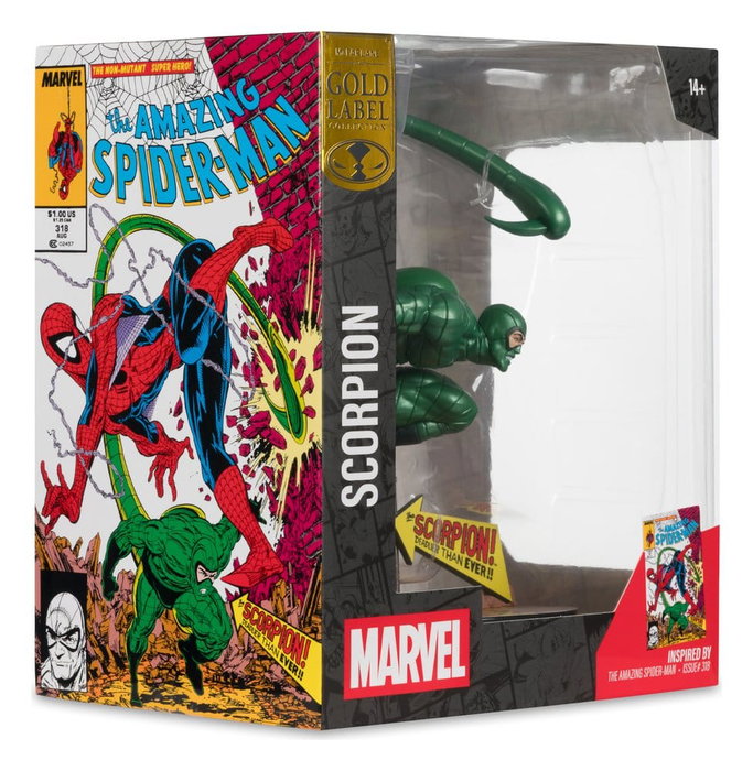 McFarlane Toys Estatua Scorpion Metallic (The Amazing Spider-Man #318)