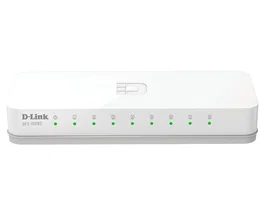D-Link DES-1008C/E Switch de Escritorio No Administrado 8 Puertos Fast Ethernet (10/100) 1.6 Gbps, Blanco
