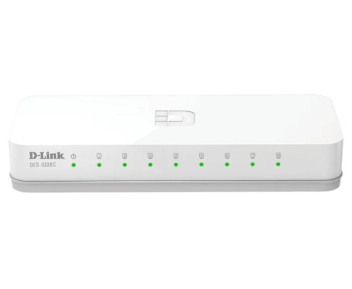 D-Link DES-1008C/E Switch de red Fast Ethernet de 8 puertos, Blanco D-Link DES-1008C/E Switch de red Fast Ethernet de 8 puertos, Blanco