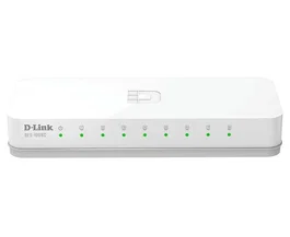 D-Link DES-1008C Switch Fast Ethernet de 8 Puertos, No Administrado, Blanco