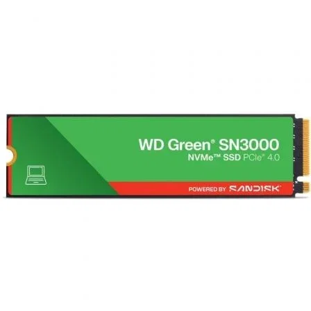 WD Green SN3000 SN350 SN3000? 1TB SSD NVMe M.2 2280 PCIe Gen4 - Hasta 5000MB/s (WDS100T4G0E) WD Green SN3000 SN350 SN3000? 1TB SSD NVMe M.2 2280 PCIe Gen4 - Hasta 5000MB/s (WDS100T4G0E)