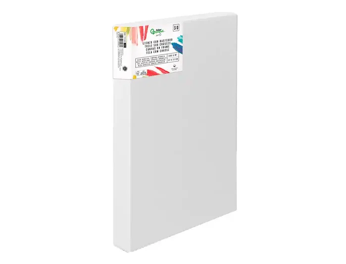 Liderpapel Bastidor 3D Extragrueso 12P Grapado Algodón 100% 46x61 cm 380g/m² Certificado FSC