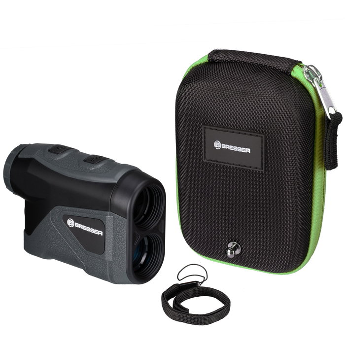 Bresser Telémetro láser 6x24 800m OLED para caza/golf, medición de distancia precisa