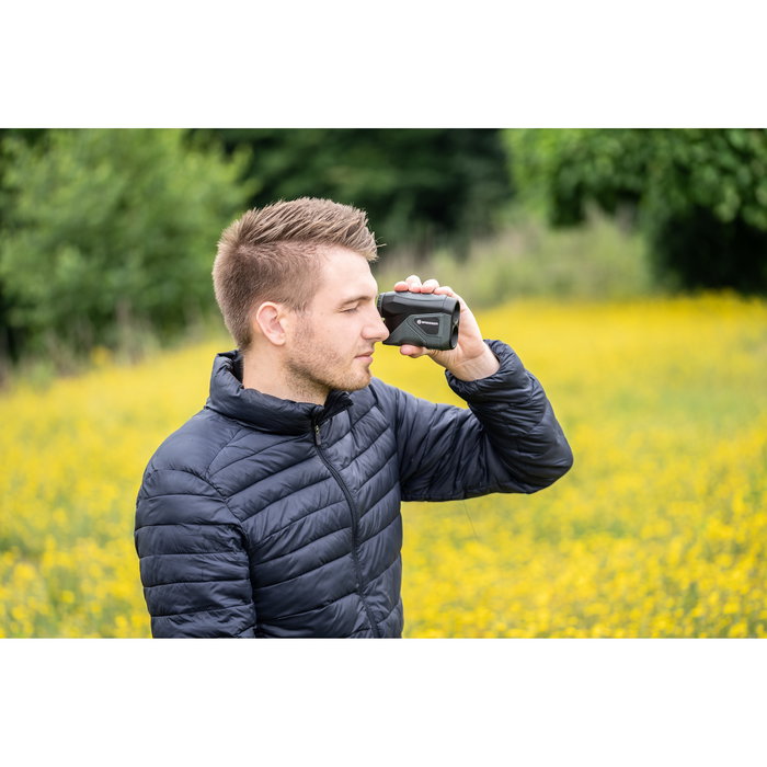 Bresser Telémetro láser 6x24 800m OLED para caza/golf, medición de distancia precisa