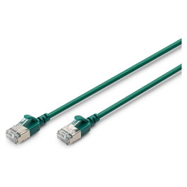 Digitus Patchkabel CAT 6A F/FTP Slim 1,0m verde