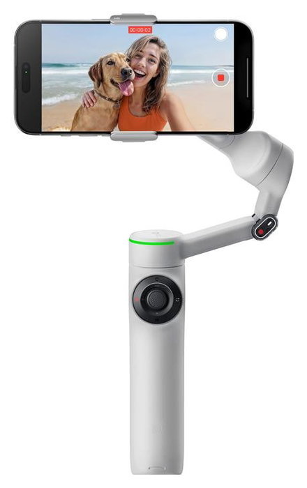 Insta360 Flow 2 Pro Gris - Compatible con Apple DockKit - Estabilización de 3 ejes