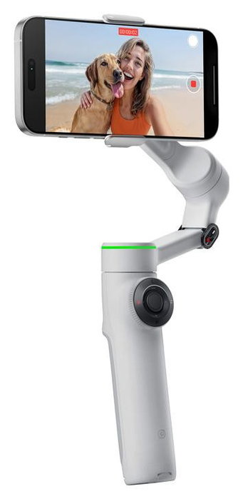 Insta360 Flow 2 Pro Gris - Compatible con Apple DockKit - Estabilización de 3 ejes