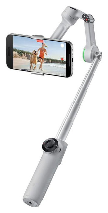 Insta360 Flow 2 Pro Gris - Compatible con Apple DockKit - Estabilización de 3 ejes