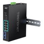 Trendnet TI-PGM102 Switch Industrial Gigabit PoE+ de 8 Puertos con 2 SFP