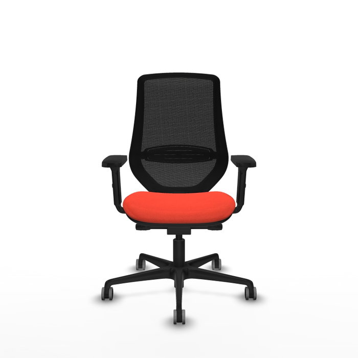 PIQUERAS Y CRESPO Silla de oficina Mardos con mecanismo Sincro/Traslack Naranja oscuro y Negro PIQUERAS Y CRESPO Silla de oficina Mardos con mecanismo Sincro/Traslack Naranja oscuro y Negro