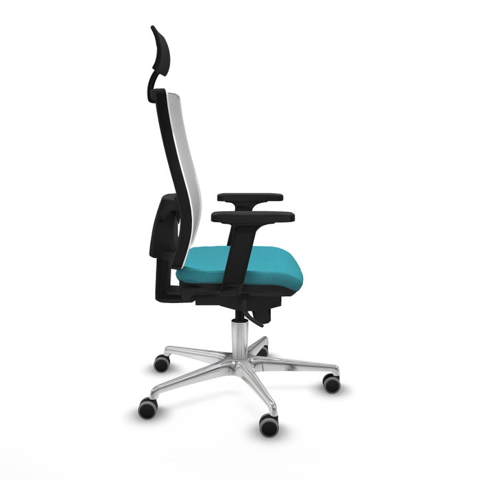 PIQUERAS Y CRESPO Silla de oficina Horna Turquesa y Blanco PIQUERAS Y CRESPO Silla de oficina Horna Turquesa y Blanco