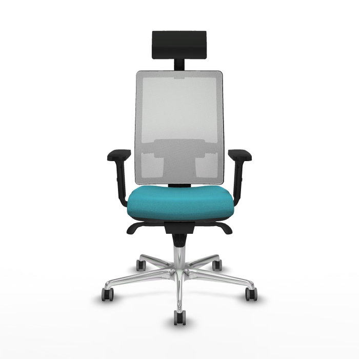 PIQUERAS Y CRESPO Silla de oficina Horna Turquesa y Blanco PIQUERAS Y CRESPO Silla de oficina Horna Turquesa y Blanco