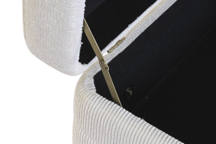 DKD Home Decor Descalzadora Set 2 Poliéster Crudo y Marrón