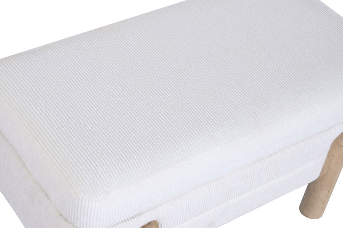 DKD Home Decor Descalzadora Set 2 Poliéster Crudo y Marrón